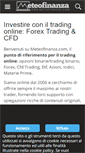 Mobile Screenshot of meteofinanza.com